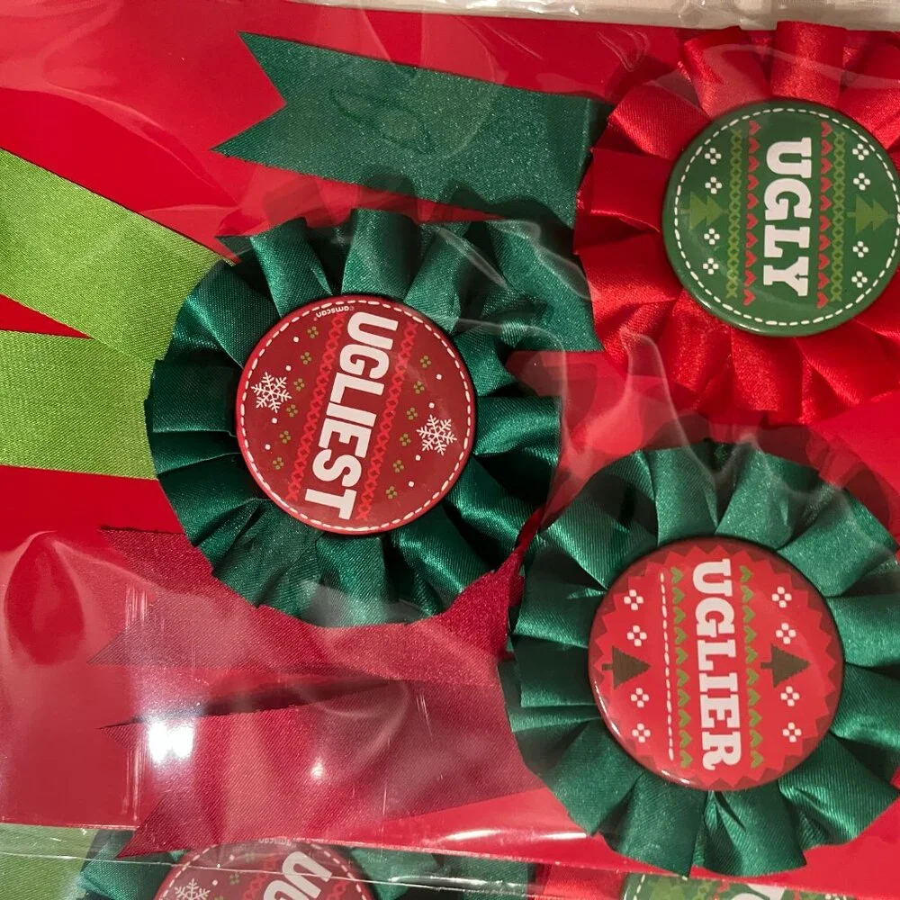 Christmas Ugly Sweater‎ Awards (2 Sets / 1st 2nd, 3rd Place) NEW (ps/x)
